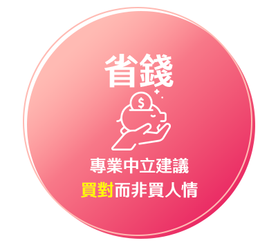 省錢-專業中立建議，買對而非買人情
