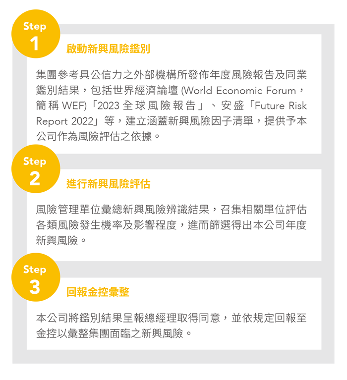 新興風險鑑別程序 新興風險鑑別程序